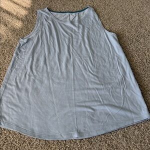 Free Fly Elevate Tank Top Women's Medium light blue Lightweight Breathable